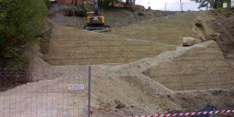 Percorso ciclopedonale su Terre Rinforzate Tarvisio 1 