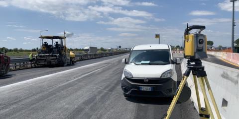 Sistema 3D UTS Finitrice Trimble PCS900